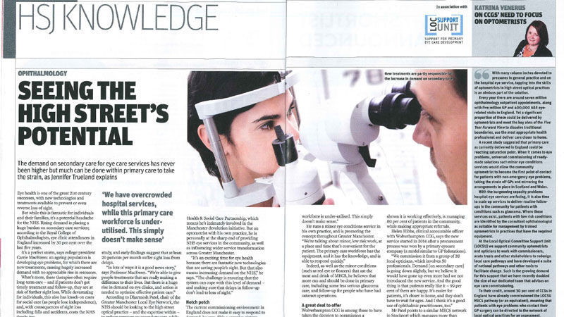 Thumbnail image of article in Health Service Journal